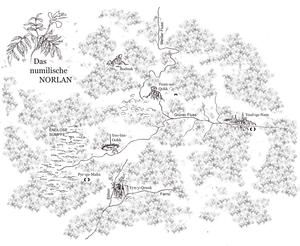 Karte des numilischen Norlans